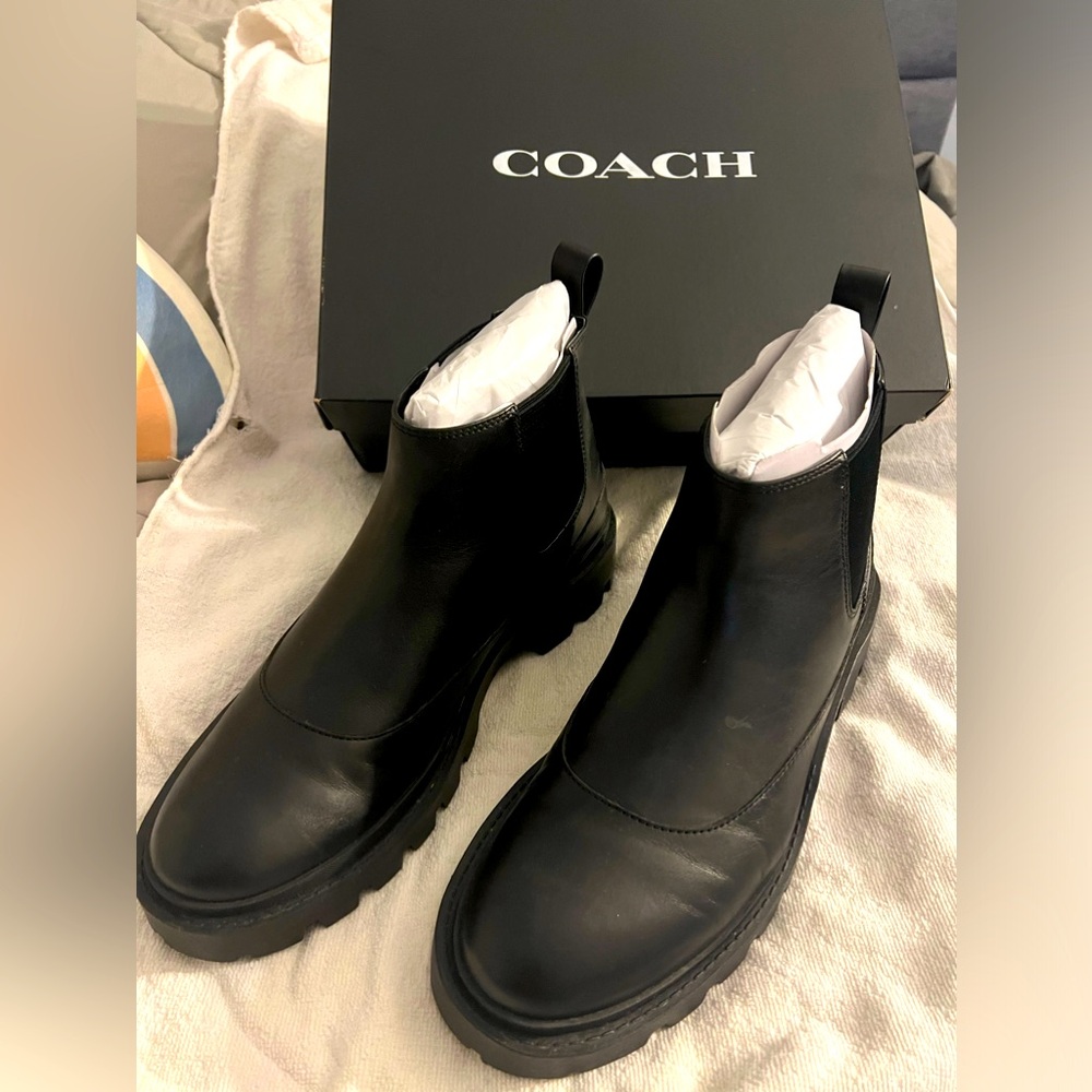 Coach Citysole Lug Chelsea Boots